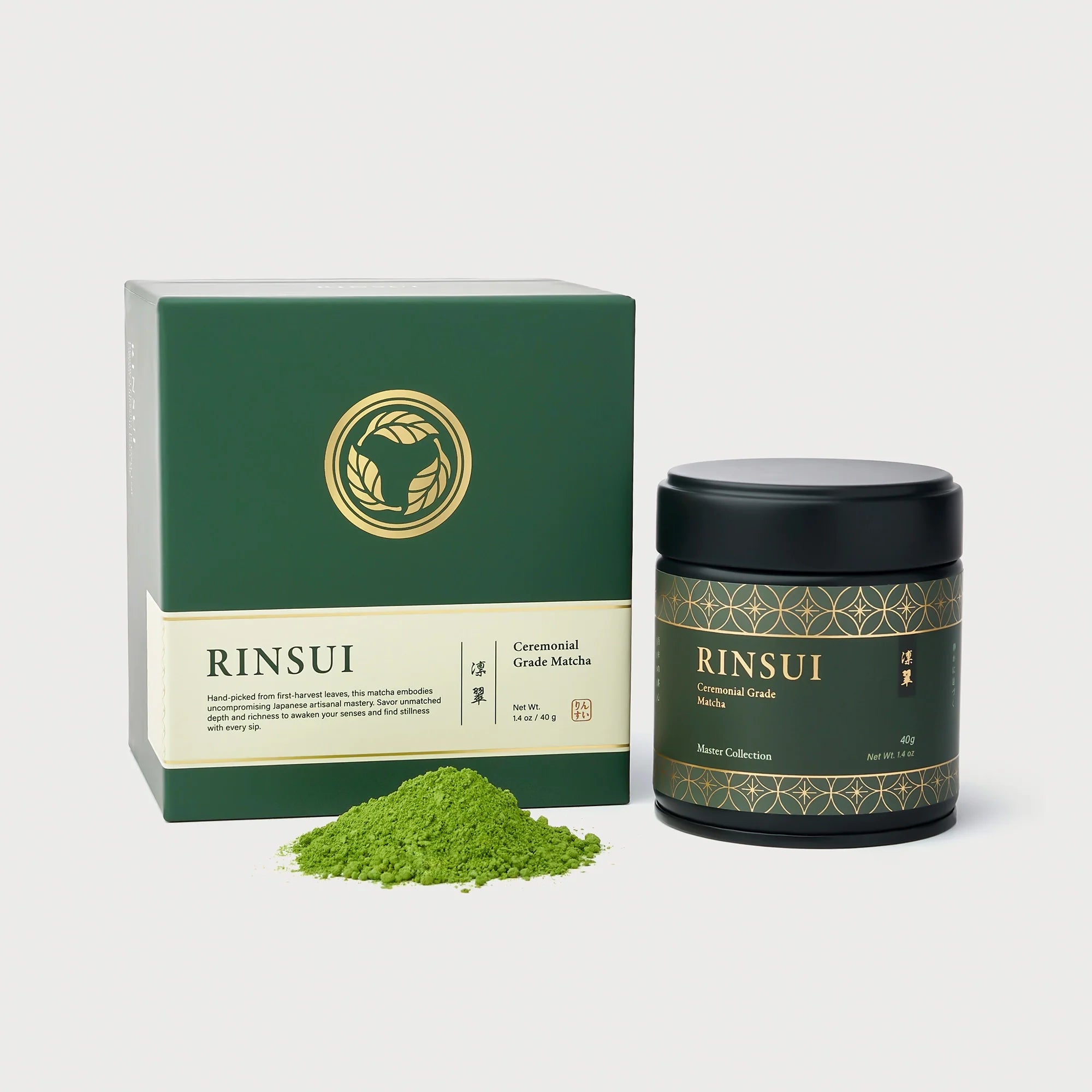 Master Collection pure single-origin matcha from Kagoshima with smooth velvet texture and deep umami