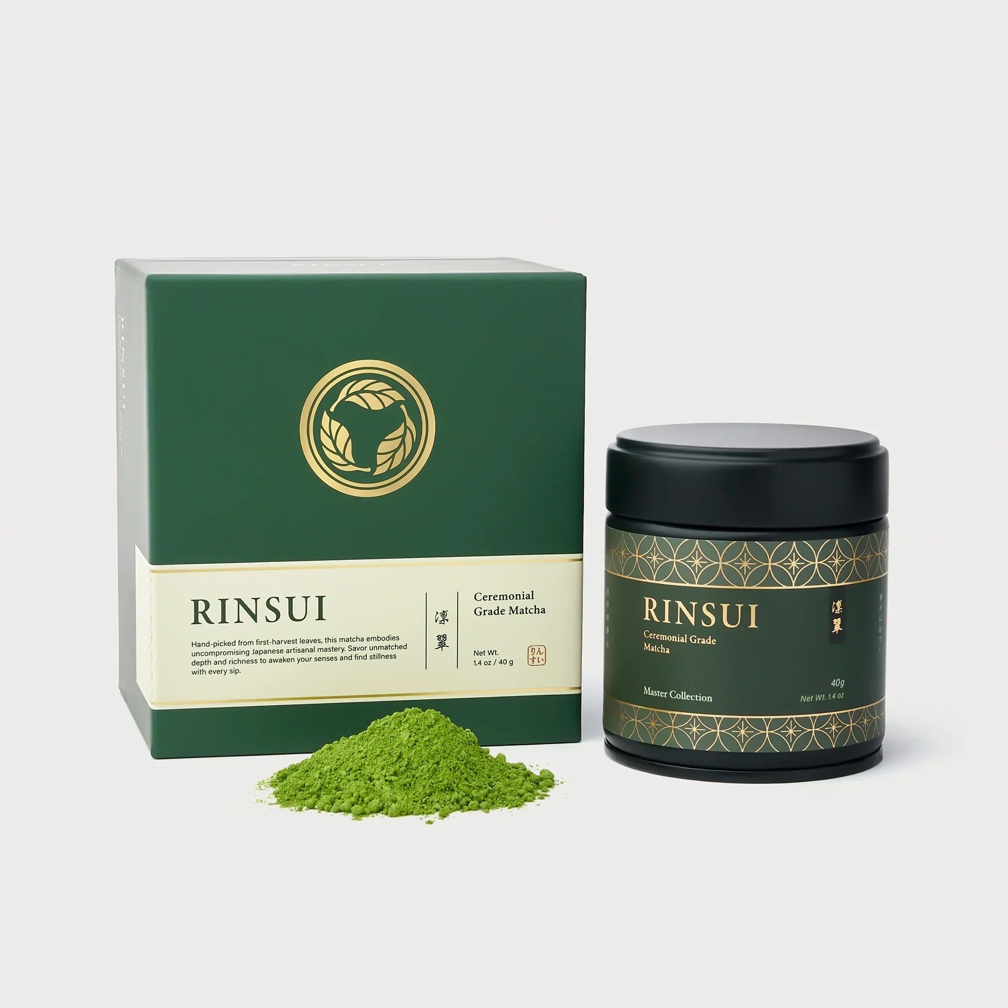 Master Collection pure single-origin matcha from Kagoshima with smooth velvet texture and deep umami