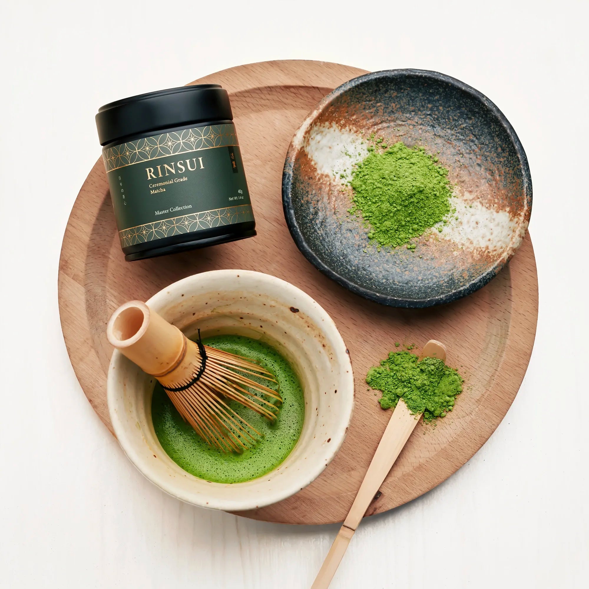 Master Collection single-origin matcha from Kagoshima with smooth velvet texture and deep umami