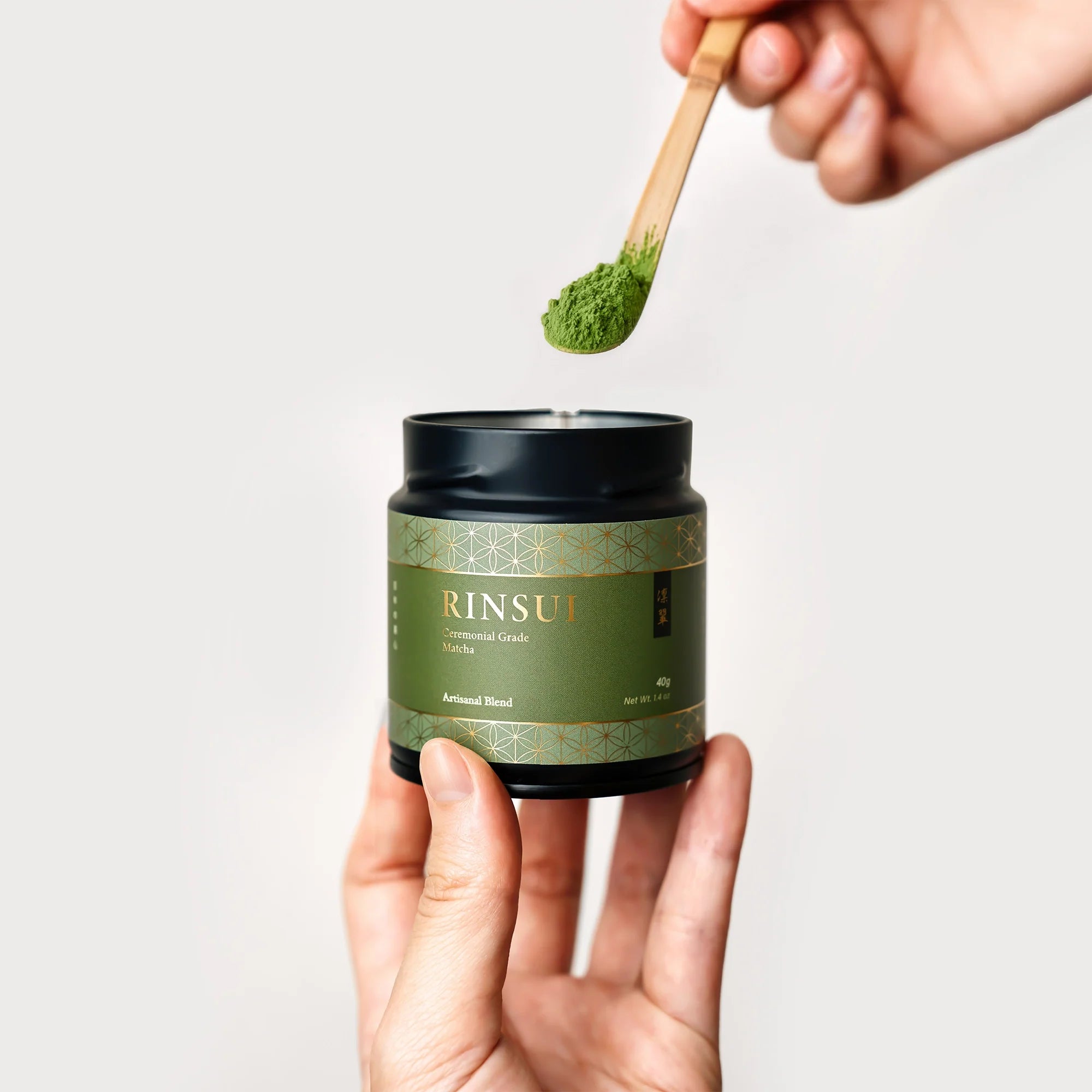 Artisanal Blend japanese ceremonial matcha from Uji fields with smooth, balanced flavor for daily drinking