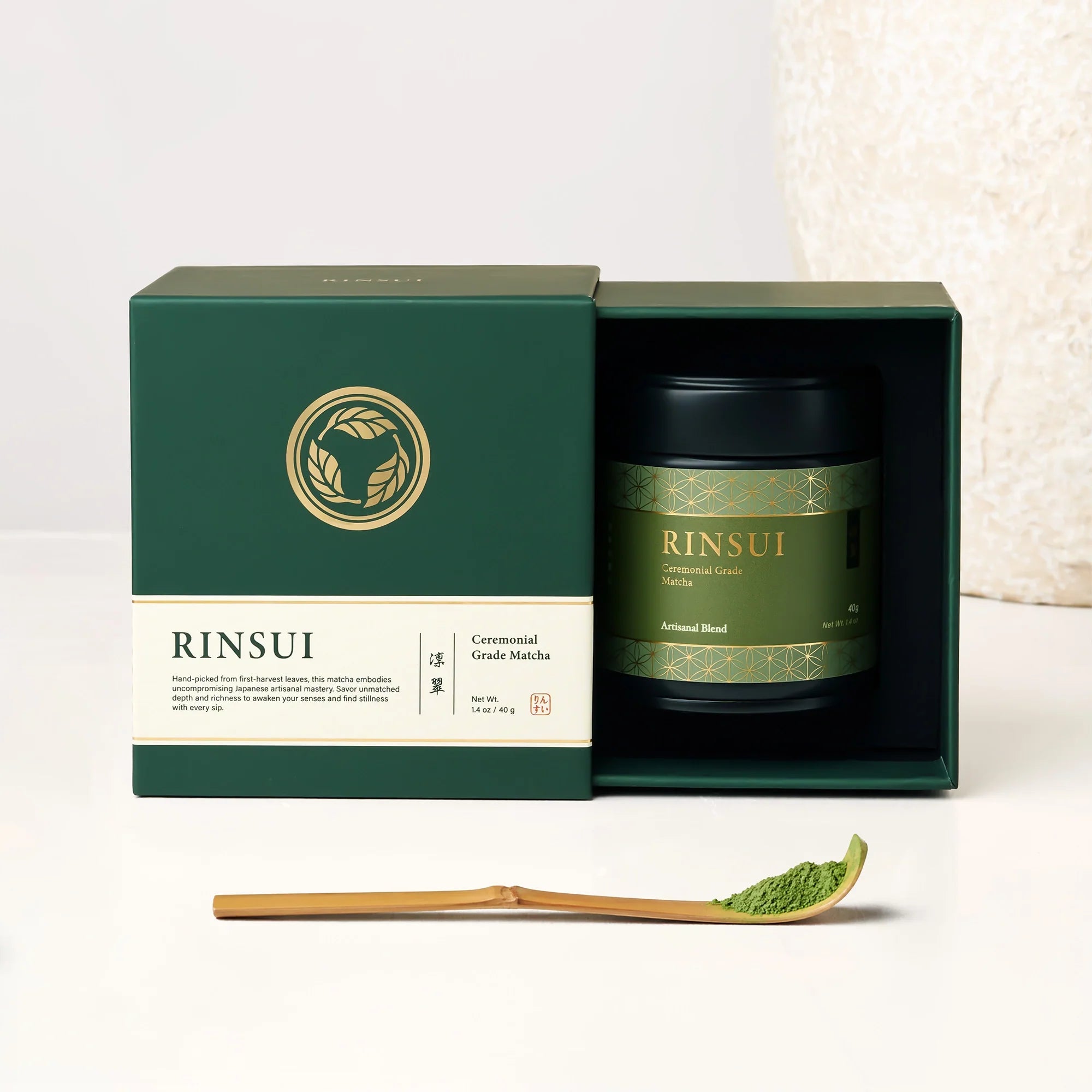 Artisanal Blend japanese ceremonial matcha from Uji tea fields with smooth, balanced flavor for daily ritual