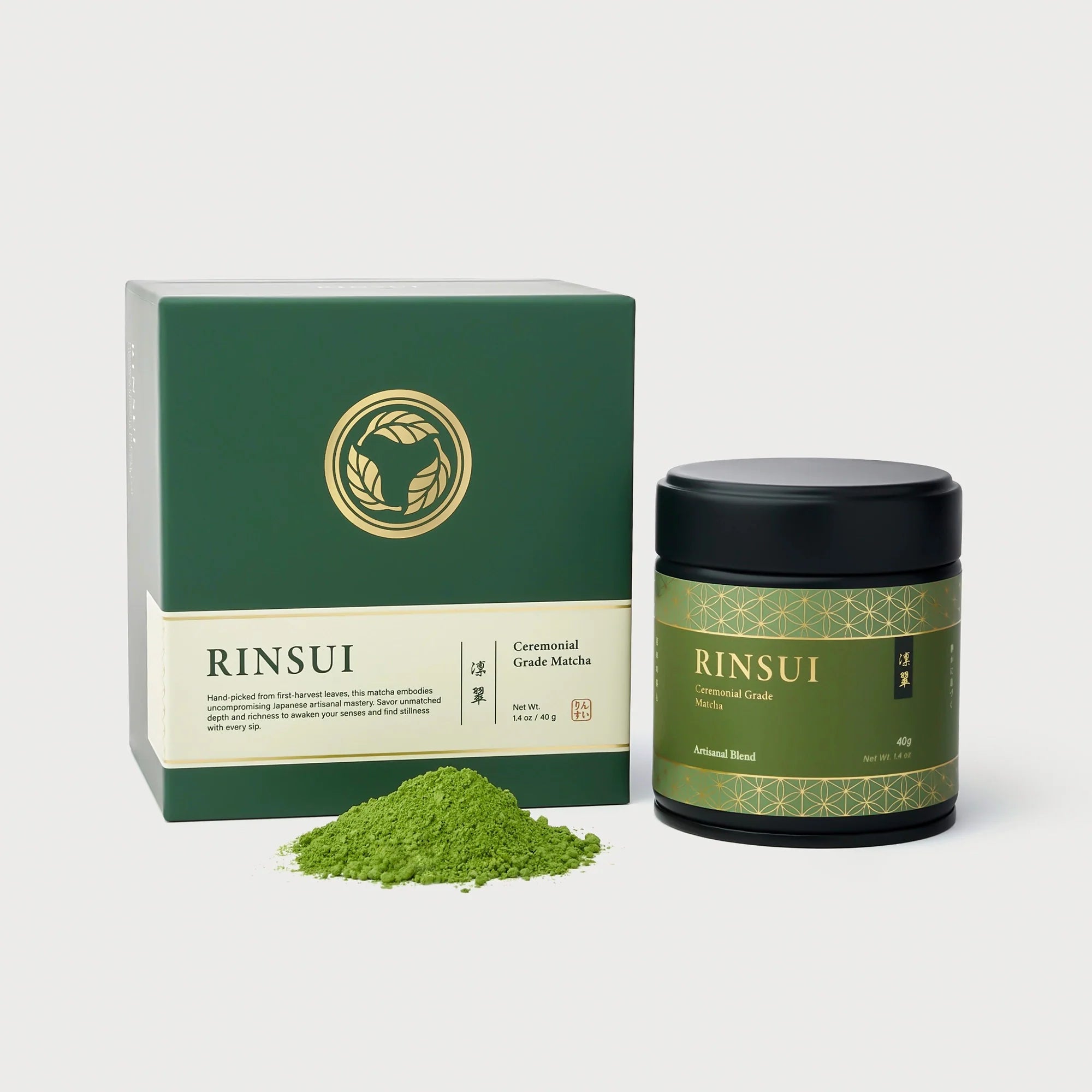 Artisanal Blend japanese ceremonial grade matcha from Uji with smooth, well-balanced flavor and subtle sweetness